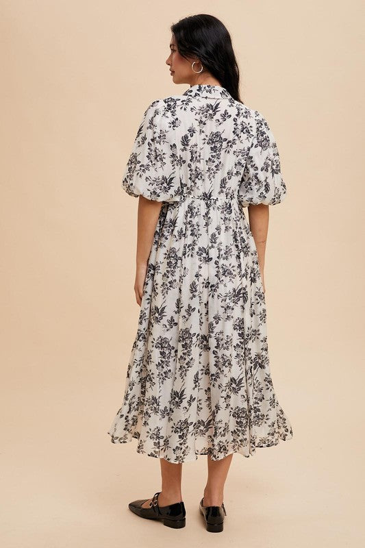 Midnight Floral Dress