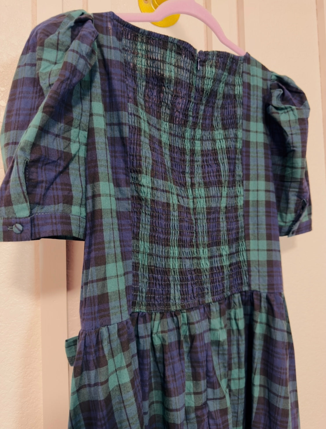 Green Plaid Dress