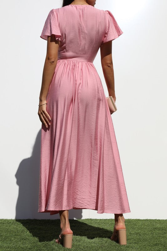 Smocked Top Bow Dress