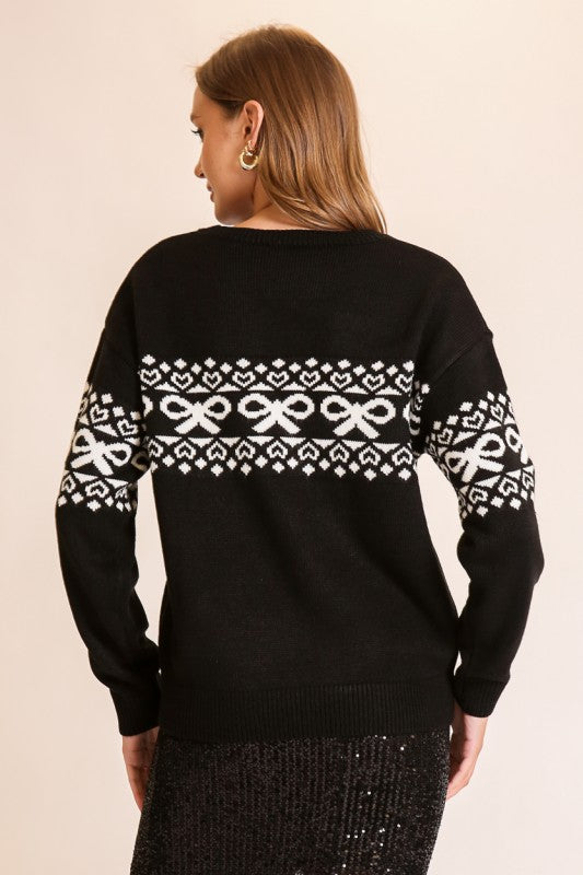 Bow & Hearts Sweater