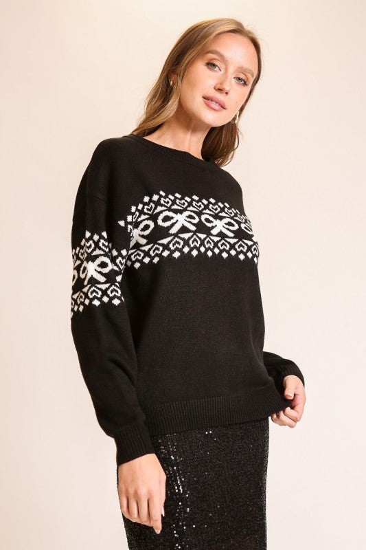 Bow & Hearts Sweater