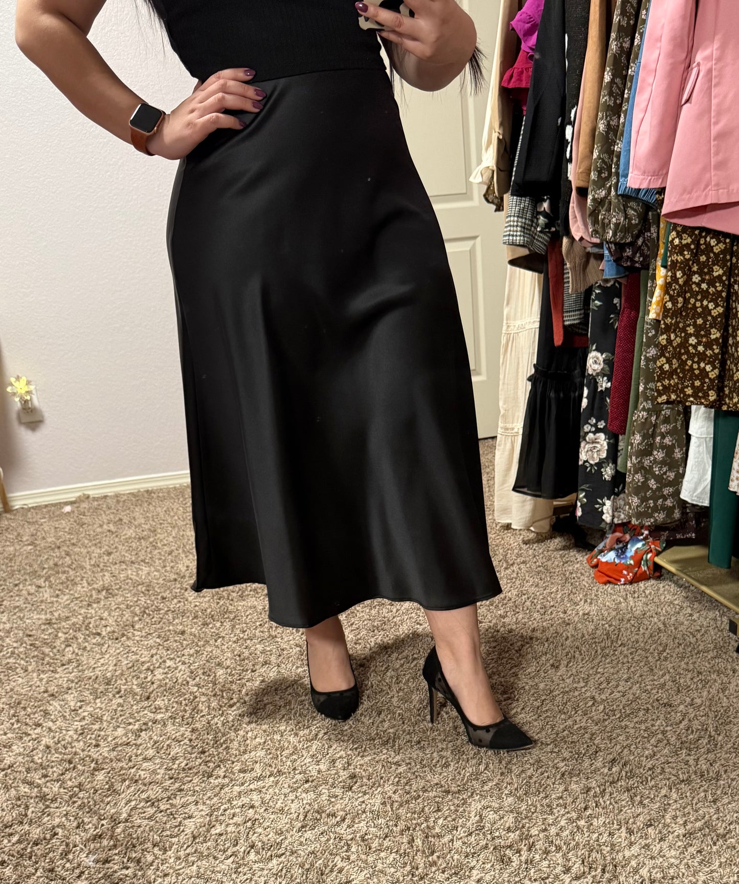 Satin Skirt