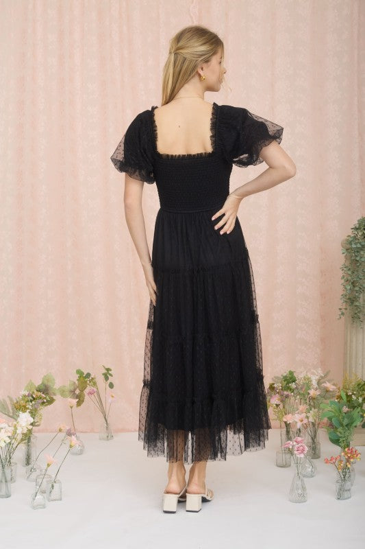 black lace and mesh dress Black Mesh Dress – Grace Orchid Modest Boutique