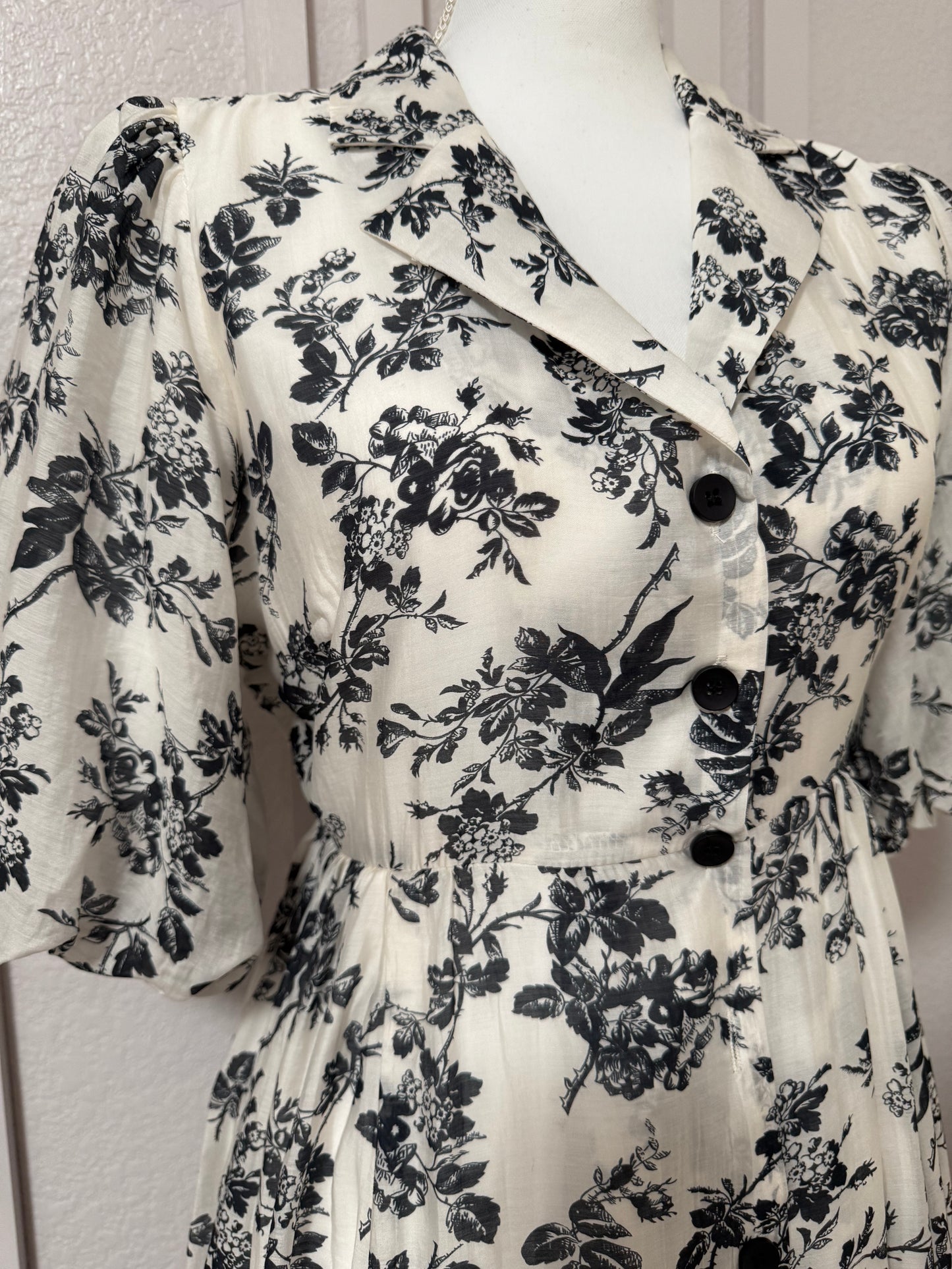 Midnight Floral Dress