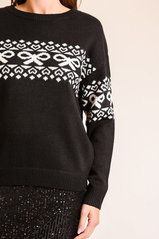 Bow & Hearts Sweater