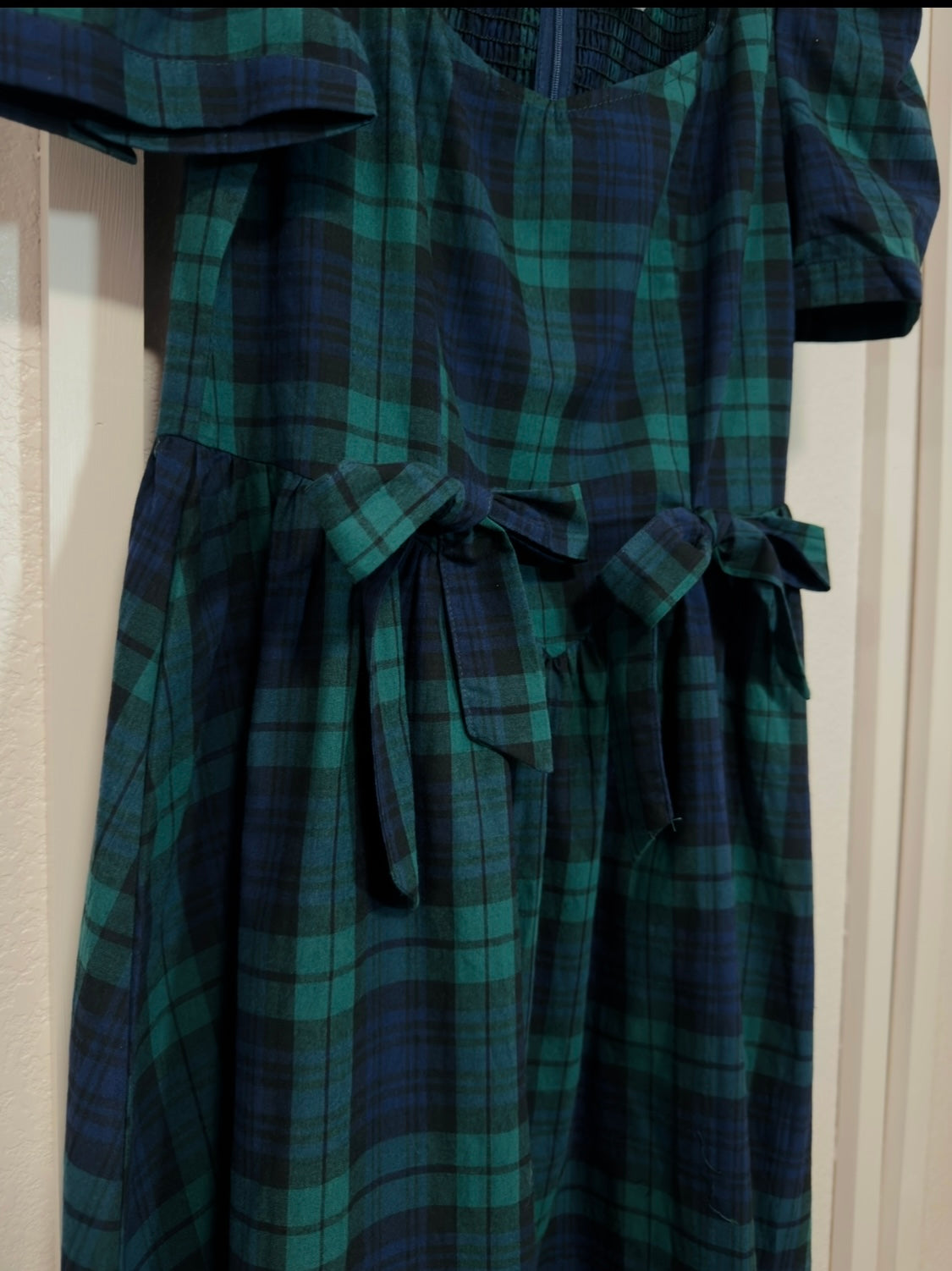 Green Plaid Dress