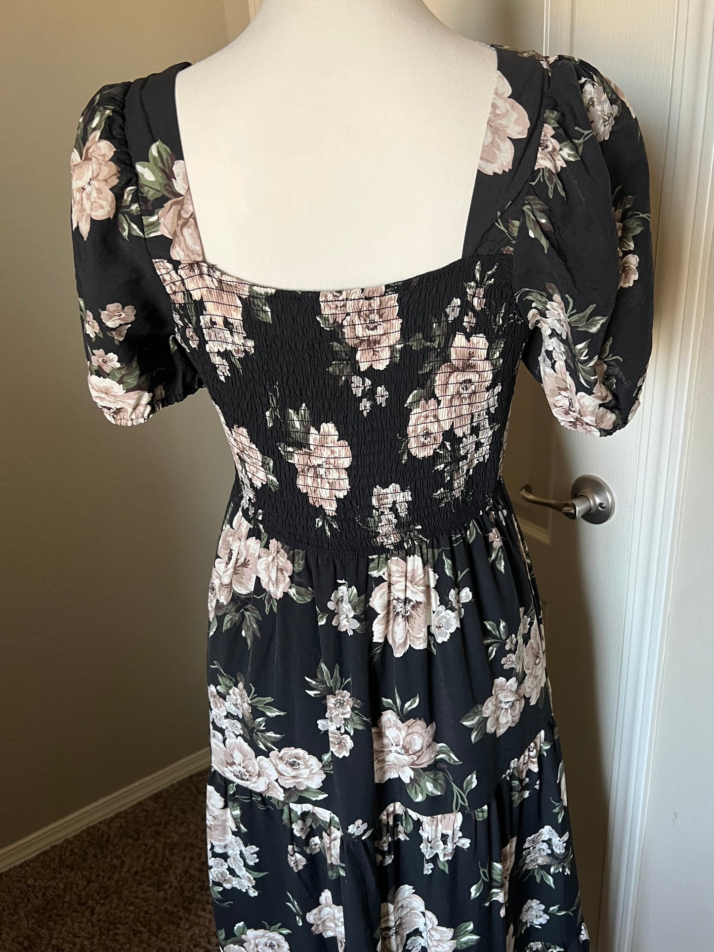 Black Floral Dress