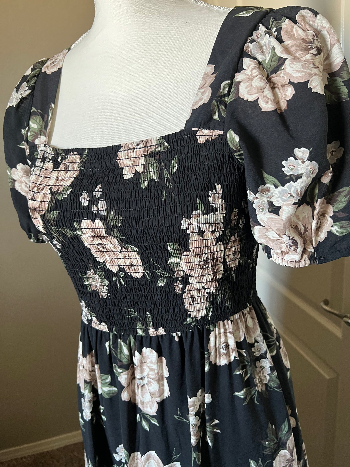 Black Floral Dress