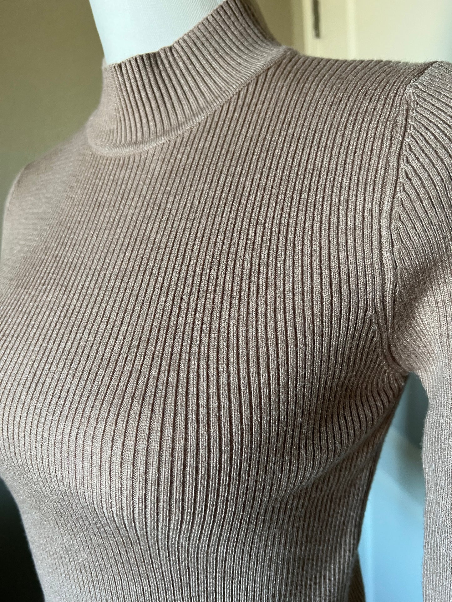 Mock Neck Basic Sweater